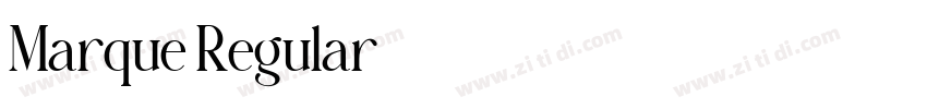 Marque Regular字体转换